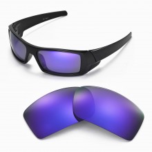 Walleva Polarized Purple Replacement Lenses for Oakley Gascan Asian Fit Sunglasses